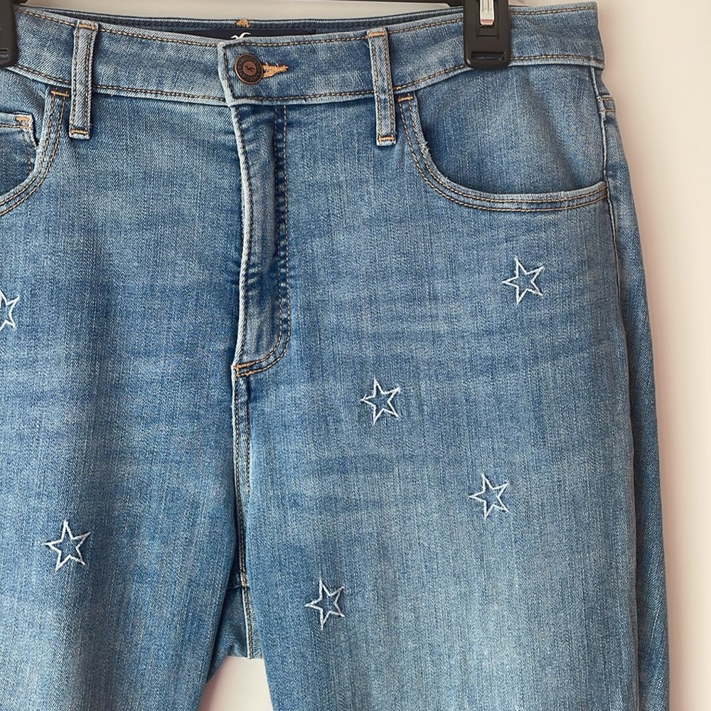 Hollister Curvy High Rise Crop Super Skinny Size 15L - Picture 3 of 11